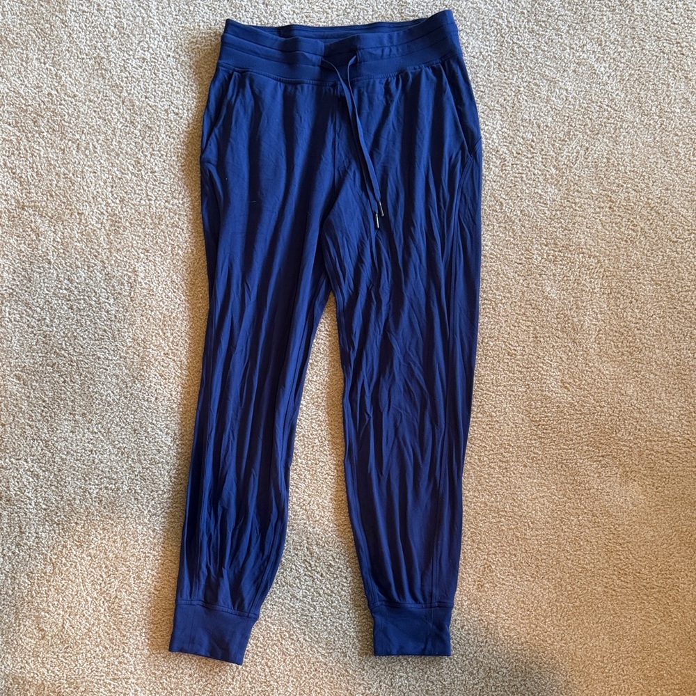 Lululemon Ready to Rulu High-Rise Jogger Pants Blue Size 8 EUC Butter Soft!